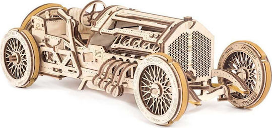 Ugears Wooden Construction Toy U-9 Grand Prix Car