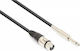 Vonyx XLR Cable Female - 6.3mm Male Black 6m 177.740
