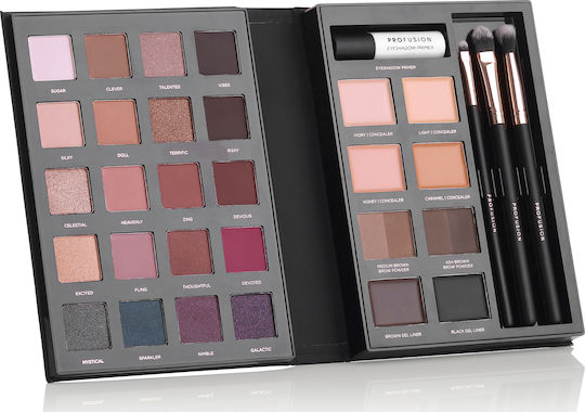 Profusion Cosmetics Beauty Book Palette Paletă de machiaj pentru față și corp Ochi