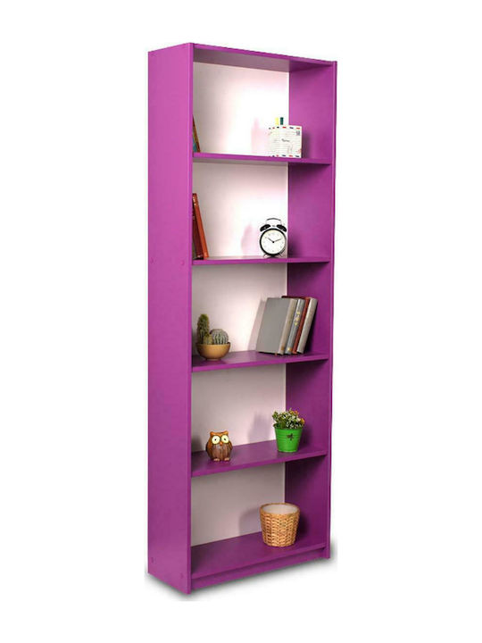 Bibliotecă Max Violet 58x23x170cm