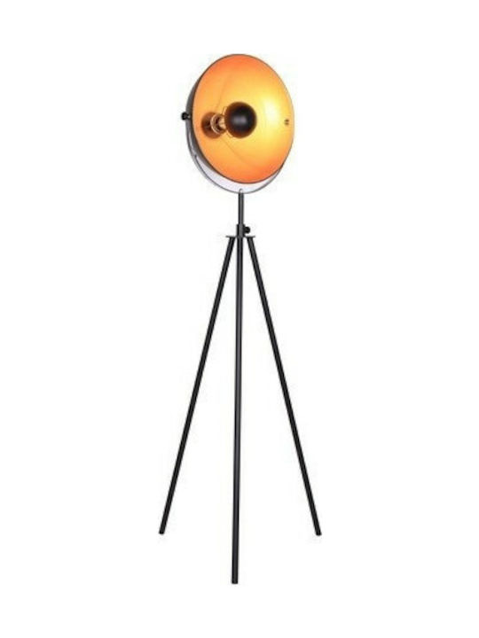 Aca Vintage Floor Lamp H150xW48cm. with Socket for Bulb E27 Black