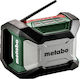 Metabo R 12-18 BT Portable Radio Battery with Bluetooth Black