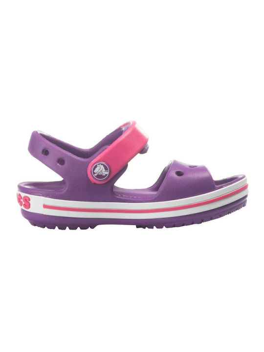Crocs Crocband Kids Anatomical Beach Shoes Purple