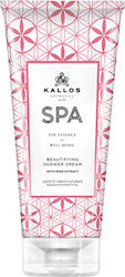 Kallos Spa Beautifying Shower Cream Rose Extract 200ml
