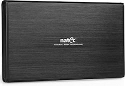 Natec Rhino Go Case for Hard Drive 2.5" SATA III with Connection USB 3.0 Gray NKZ-0941