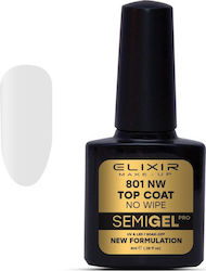 Elixir Semigel 801 No Wipe Top Coat για Ημιμόνιμα Βερνίκια 8ml