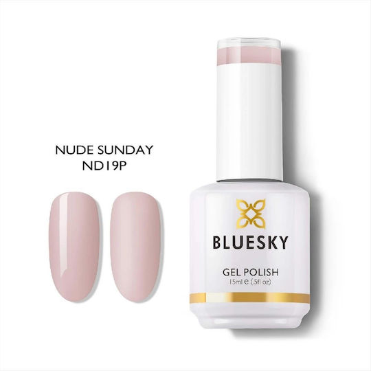 Bluesky ND Ημιμόνιμο Βερνίκι Νυχιών ND19P Nude Sunday 15ml