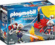 Playmobil Stadt Aktion Feuerwehrleute mit Wasserpumpe für 4+ Jahre Jahre