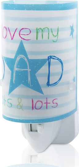 Ango Nachtlichter Für Das Kinderzimmer LED Dad Power Blau