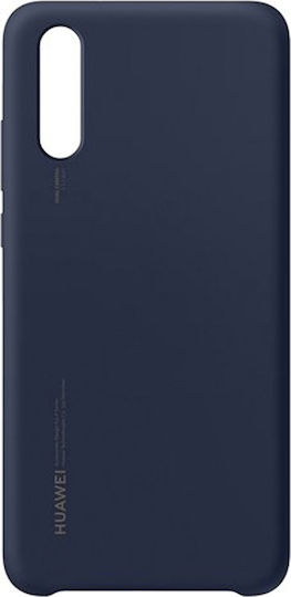 Huawei Silicon Cover Back Cover Silicon Albastru marin (Huawei P20)