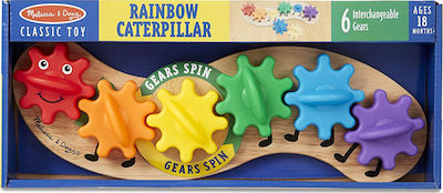 Melissa & Doug Baby-Spielzeug Caterpillar Gears Toddler Toy aus Holz für 18++ Monate