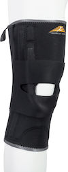 Medical Brace MB.4067 Επιγονατίδα Δεξιά με Οπή και Μπανέλες σε Μαύρο χρώμα