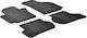 Lampa Set of Front and Rear Mats 4pcs Tray Type for Volkswagen Golf Plus Black