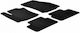 Lampa Set of Front and Rear Mats 4pcs Tray Type for Opel Meriva 2010-2017 Black