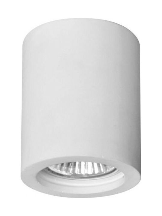 Spot Light Single Spot with Socket GU10 in White Color