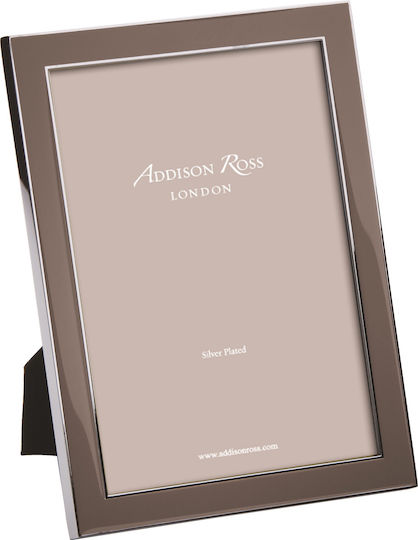 Addison Ross Taupe Κορνίζα Ασημένια με Καφέ Πλαίσιο