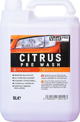 Valetpro Citrus Pre Wash 5лт Проплакване Премахване На Трафик Филм И Насекоми