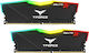 TeamGroup Delta RGB 8GB DDR4 RAM mit 2 Modulen (2x4GB) und Geschwindigkeit 3000 für Schreibtisch