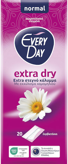 Every Day Extra Dry Normal Proteze pentru chiloți 20buc cu extract de mușețel