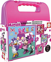 Kinderpuzzle Minnie Happy Helpers Case für 3++ Jahre 73pcs Educa