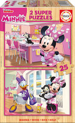 Ξύλινο Παιδικό Puzzle Minnie Happy Helpers 50pcs για 3+ Ετών Educa