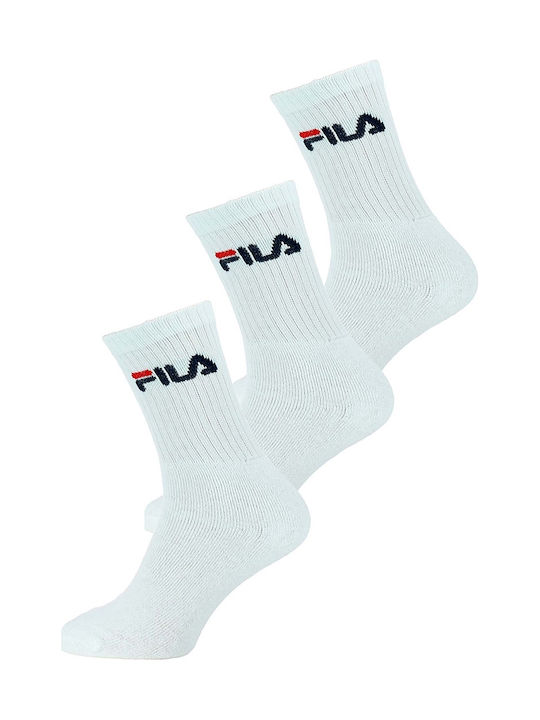 Fila Αθλητικές Κάλτσες Λευκές 3 Ζεύγη