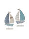 Iliadis Wooden Miniature Ship 12x3x20cm
