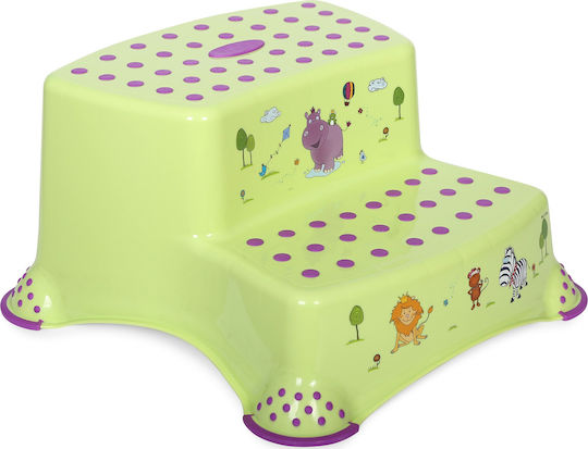 Lorelli Double Kids Step Stool Green