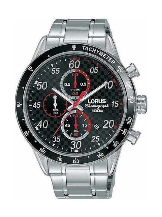 Lorus Uhr Chronograph Batterie mit Silber Metallarmband RM331EX9