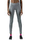 GSA Up & Fit Performance 17-28034 Women's Long Training Legging High Waisted Charcoal