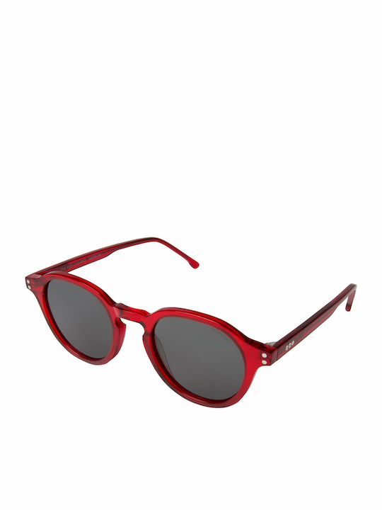 Komono Damien Scarlet Unit Men's Sunglasses with Red Plastic Frame KOM-S4054