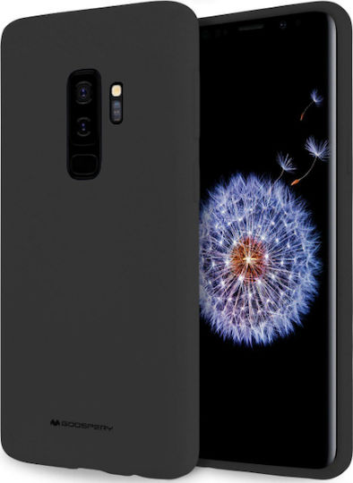 Mercury Soft Feeling Back Cover Silicone Black (Galaxy S9+)