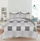 Adam Home 3040 Σετ Κουβερλί Μονό Microfiber Γκρι 160x220cm 2τμχ