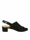 Clarks Anatomic Suede Women's Sandals Orabella Ivy Black with Low Heel