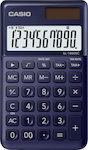 Casio SL-1000SC Taschenrechner Buchhaltung 10 Ziffern in Blau Farbe