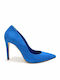 Sante Anatomic Pointed Toe Stiletto Blue High Heels