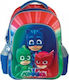 Diakakis Pj Masks 3D School Bag Backpack Elementary, Elementary Multicolored