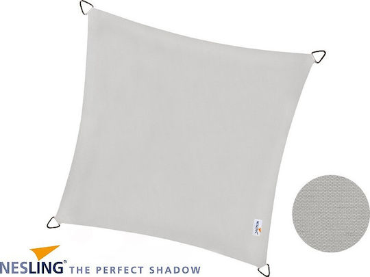 Nesling Τετράγωνο Πανί Σκίασης Γκρι 5x5m 220gr/m²