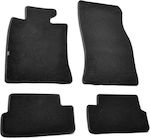 Lampa Set of Front and Rear Mats 4pcs from Carpet for Mini Cooper Black