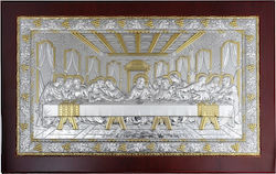 Silver-plated and gold-plated icon - The Last Supper (EIK000126)* E75 XD