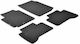 Lampa Set of Front and Rear Mats 4pcs for Suzuki Grand Vitara 2005-2015 Black