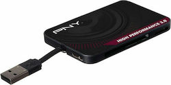 PNY High Performance Card Reader USB 3.0 για SD/microSD/MemoryStick/CompactFlash/xD
