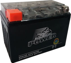 Power Batteries Gel GEL Motorradbatterie YTX14-BS mit Kapazität 12Ah
