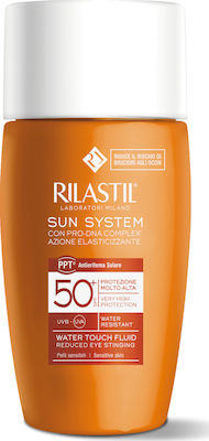 Rilastil Sun System Water Touch Fluid Sonnenschutz Lotion Für das Gesicht SPF50 50ml