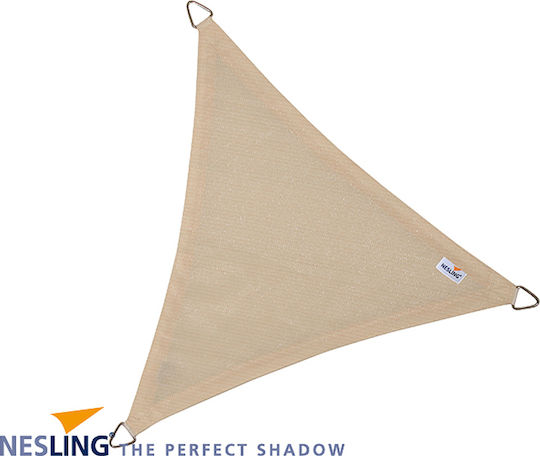 Nesling Triangle Shade Sail Ecru With Hoop 3.6m 285gr/m²