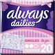 Always Dailies Singles To Go Slipeinlagen für N...