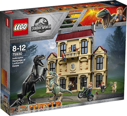 LEGO Jurassic World Indoraptor Rampage at Lockwood Estate pentru 8-12 ani Ani 1019buc
