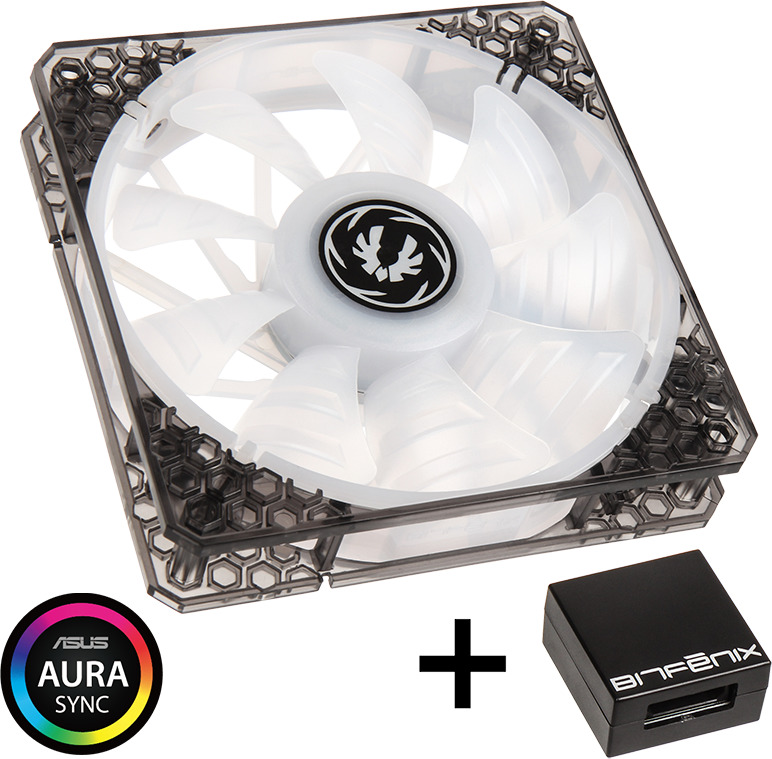 BitFenix Spectre Pro RGB W/Controller Case Fan 120mm με Σύνδεση 3-Pin ...