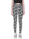 Rey High-Waisted Print Legging Women's Long Legging Black