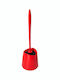 Dimitracas Standard Plastic Toilet Brush Red